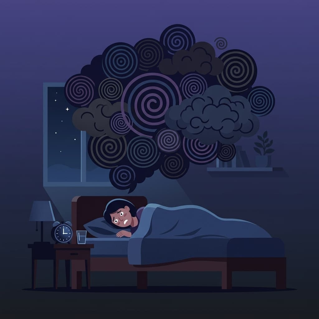 Ansiedad Nocturna: Por Qué Tu Cerebro No Se Apaga y Cómo Calmarlo