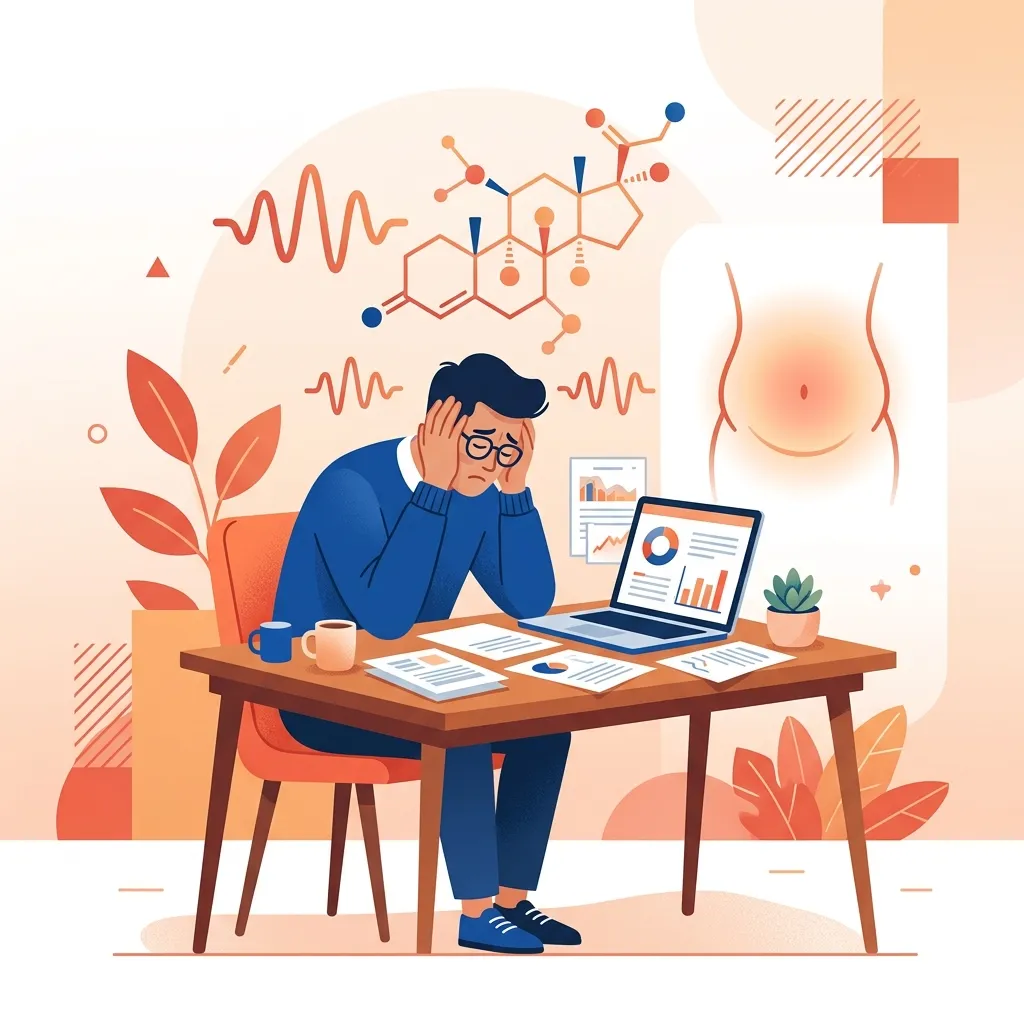 Cortisol: La Hormona Que Acumula Grasa en Tu Abdomen Sin Que Comas de Más