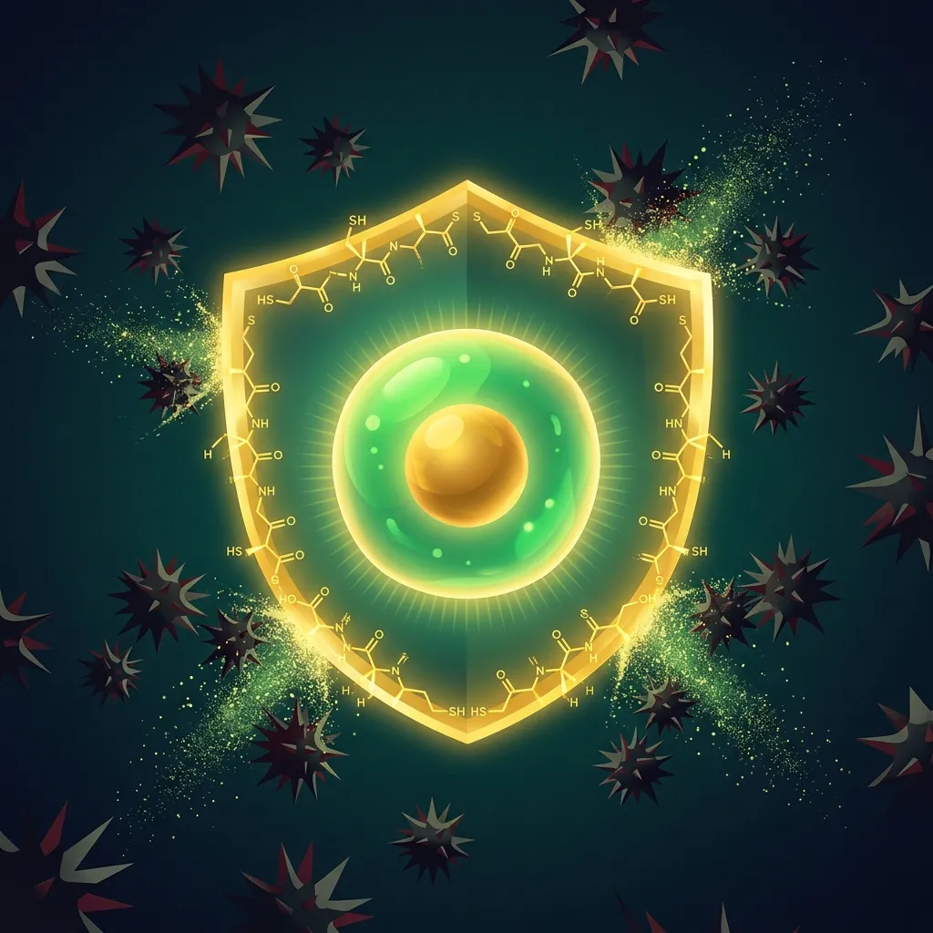 Glutatión: El Antioxidante Maestro Que Tu Cuerpo Fabrica (y Que Se Agota)