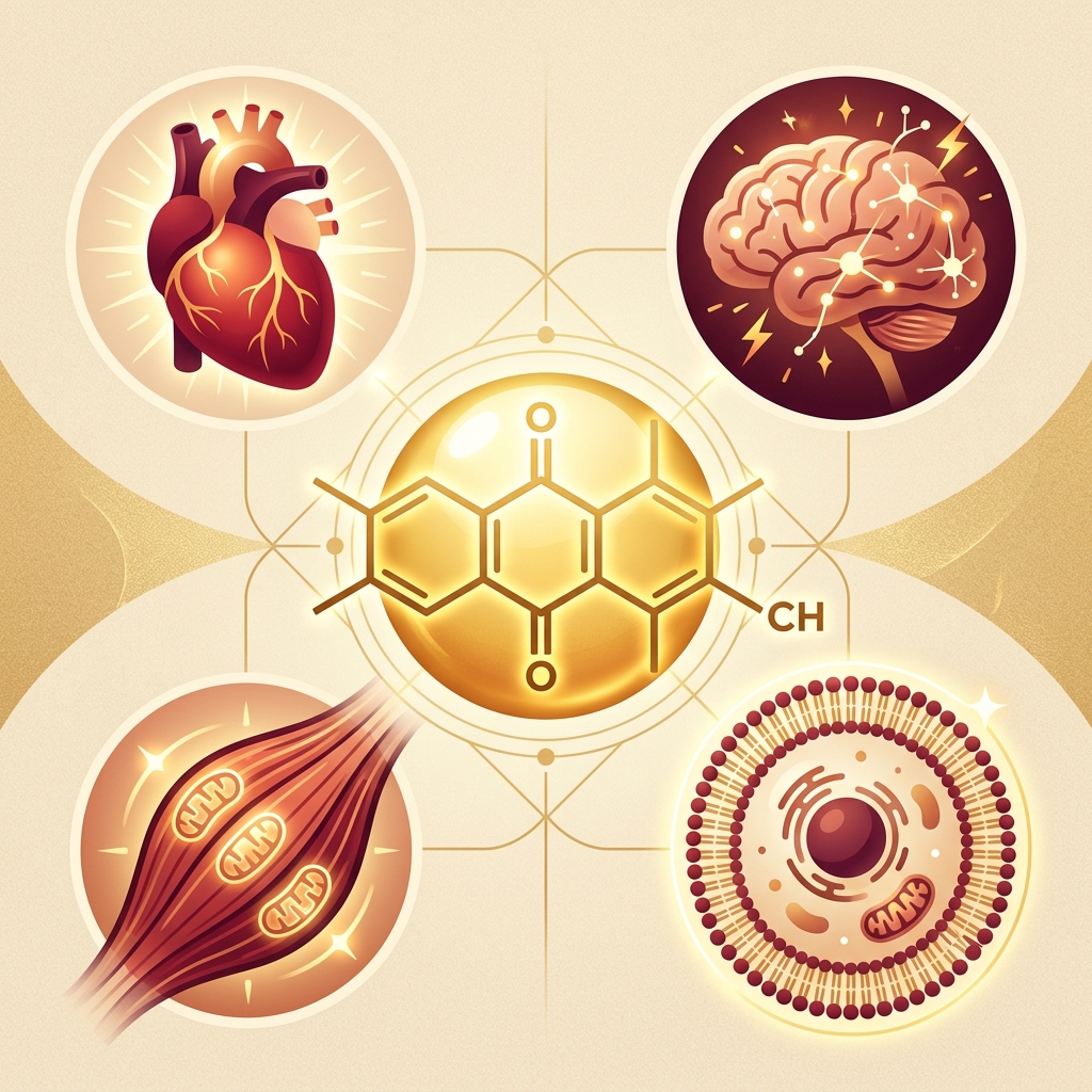 Beneficios de la CoQ10: corazón, cerebro, energía, fertilidad y anti-envejecimiento celular