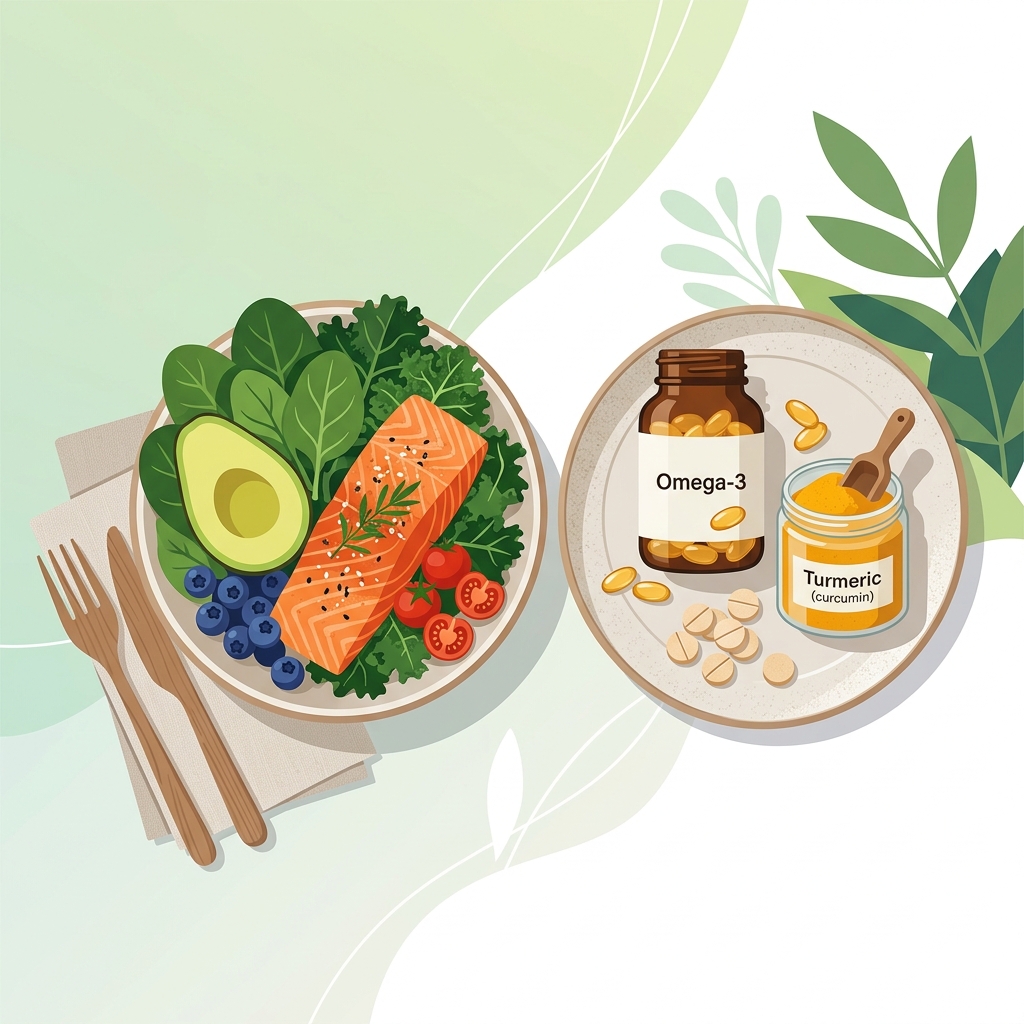 Protocolo antiinflamatorio: dieta y suplementos