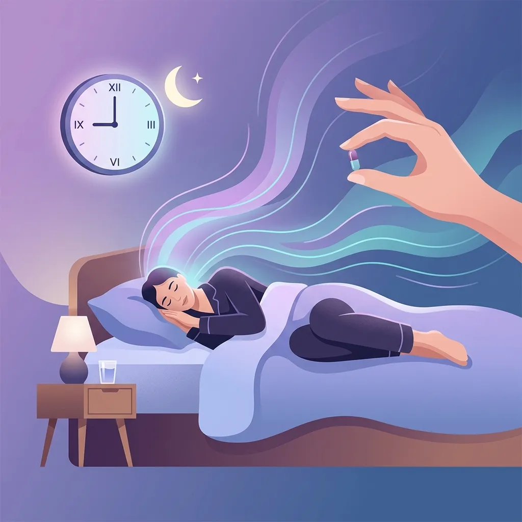 Rutina nocturna ideal con momento óptimo para tomar magnesio antes de dormir