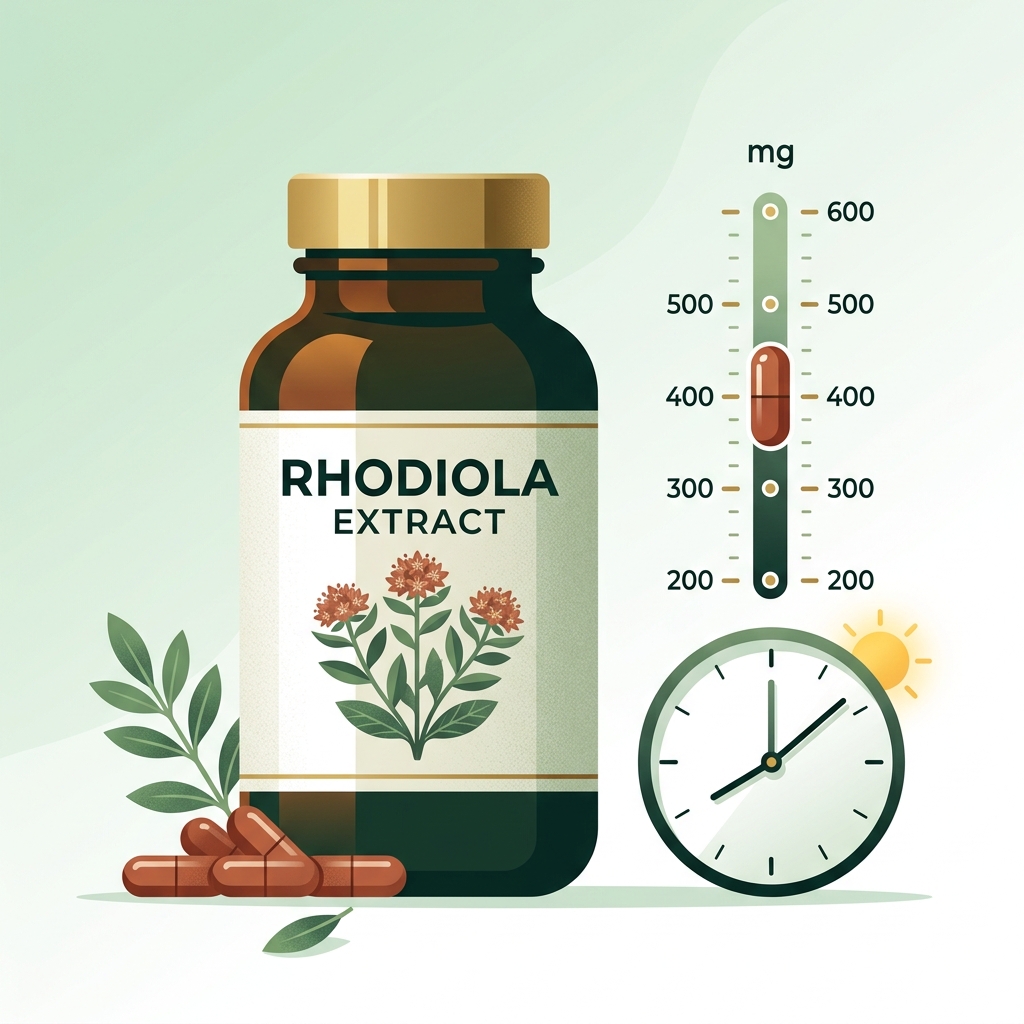 Dosificación de rhodiola rosea